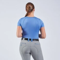 Piper SmartCore™ Short Sleeve Crew Neck Sun Shirt - Clearance! -Lemieux Store 31291 darkperiwinkle 1743