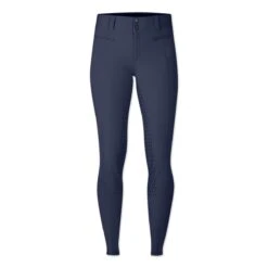 Kerrits Affinity Ice Fil Full Seat Breech -Lemieux Store 31340 navy front silo