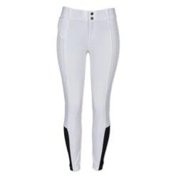 Kerrits Affinity Ice Fil Full Seat Breech -Lemieux Store 31340 white front