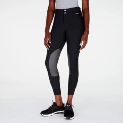 Kerrits Crossover II Knee Patch Breech -Lemieux Store 31342 black 4