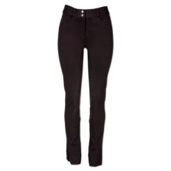 Piper Knit Mid-Rise Boot Cut Breeches By SmartPak - Full Seat -Lemieux Store 31464 black front