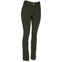 Piper Knit Mid-Rise Boot Cut Breeches By SmartPak - Full Seat -Lemieux Store 31464 darkolive right