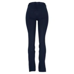 Piper Knit Mid-Rise Boot Cut Breeches By SmartPak - Full Seat -Lemieux Store 31464 navy back