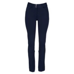 Piper Knit Mid-Rise Boot Cut Breeches By SmartPak - Full Seat -Lemieux Store 31464 navy front