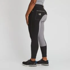 Piper Original High-Rise Breeches By SmartPak - Full Seat -Lemieux Store 31471 blackwarmgrey 10888