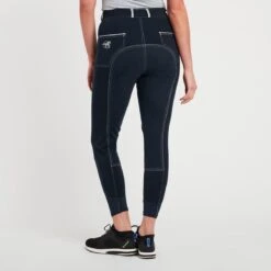 Piper Original High-Rise Breeches By SmartPak - Full Seat -Lemieux Store 31471 navylightgrey 4