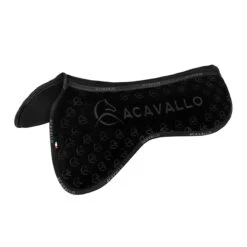 Acavallo Close Contact Louvre Spine Free Memory Foam Half Pad -Lemieux Store 32148 black 1