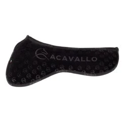 Acavallo Close Contact Louvre Spine Free Memory Foam Half Pad -Lemieux Store 32148 black 2
