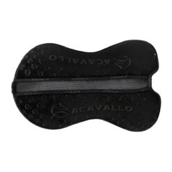 Acavallo Close Contact Louvre Spine Free Memory Foam Half Pad -Lemieux Store 32148 black 3