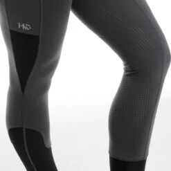 Horseware Ireland Horseware Silicone Riding Tights - Knee Patch -Lemieux Store 32204 charcoal 3