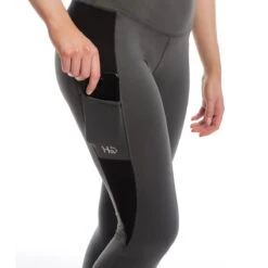 Horseware Ireland Horseware Silicone Riding Tights - Knee Patch -Lemieux Store 32204 charcoal 4