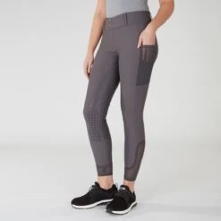 Piper Fusion Breech By SmartPak - Full Seat -Lemieux Store 32381 charcoal 2