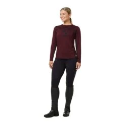 Kerrits Thermo Tech Full Leg Tight - Knee Patch 16 Kerrits Thermo Tech Full Leg Tight - Knee Patch -Lemieux Store 32431 black 2