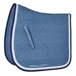 SmartPak Classic Chevron Dressage Saddle Pad -Lemieux Store 32450 ridgebluewhitenavy 5860