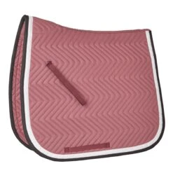 SmartPak Classic Chevron Dressage Saddle Pad -Lemieux Store 32450 rosewoodwhiteblack 5886