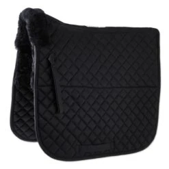 SmartPak Deluxe Sheepskin Dressage Pad -Lemieux Store 32488 black 2