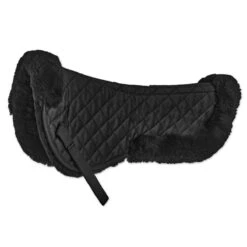 SmartPak Sheepskin Half Pad -Lemieux Store 32490 black 2