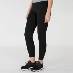 Piper Mid-Weight Tights By SmartPak - Knee Patch -Lemieux Store 32769 black bom 907