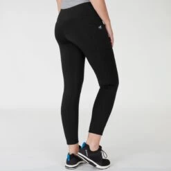 Piper Mid-Weight Tights By SmartPak - Knee Patch -Lemieux Store 32769 black bom 913