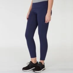 Piper Mid-Weight Tights By SmartPak - Knee Patch -Lemieux Store 32769 navy bom 907