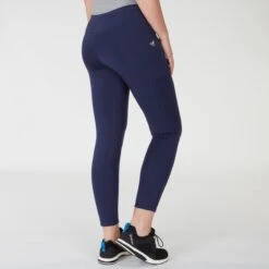 Piper Mid-Weight Tights By SmartPak - Knee Patch -Lemieux Store 32769 navy bom 913