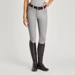Piper Evolution Breeches By SmartPak - Knee Patch - Clearance! -Lemieux Store 33063 stormgreyorchid 1