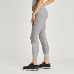 Piper Evolution Breeches By SmartPak - Knee Patch - Clearance! -Lemieux Store 33063 stormgreyorchid 2