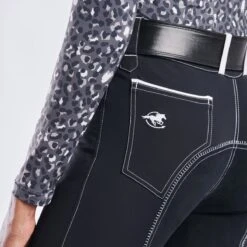 Piper Evolution Breeches By SmartPak - Full Seat -Lemieux Store 33064 back white leopard 2837