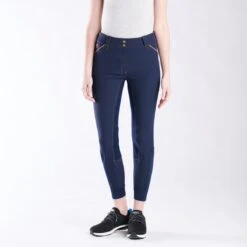 Piper Evolution Breeches By SmartPak - Full Seat -Lemieux Store 33064 navy warm tan bom 2466