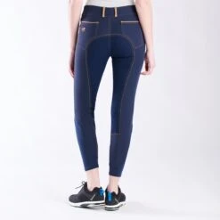 Piper Evolution Breeches By SmartPak - Full Seat -Lemieux Store 33064 navy warm tan bom 2468