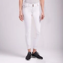 Piper Evolution Breeches By SmartPak - Full Seat -Lemieux Store 33064 white light grey 0492