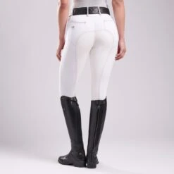 Piper Evolution Breeches By SmartPak - Full Seat -Lemieux Store 33064 white light grey 0579
