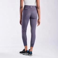 Hadley High-Rise Breeches By SmartPak - Knee Patch - Clearance! -Lemieux Store 33067 charcoal tan bom1627