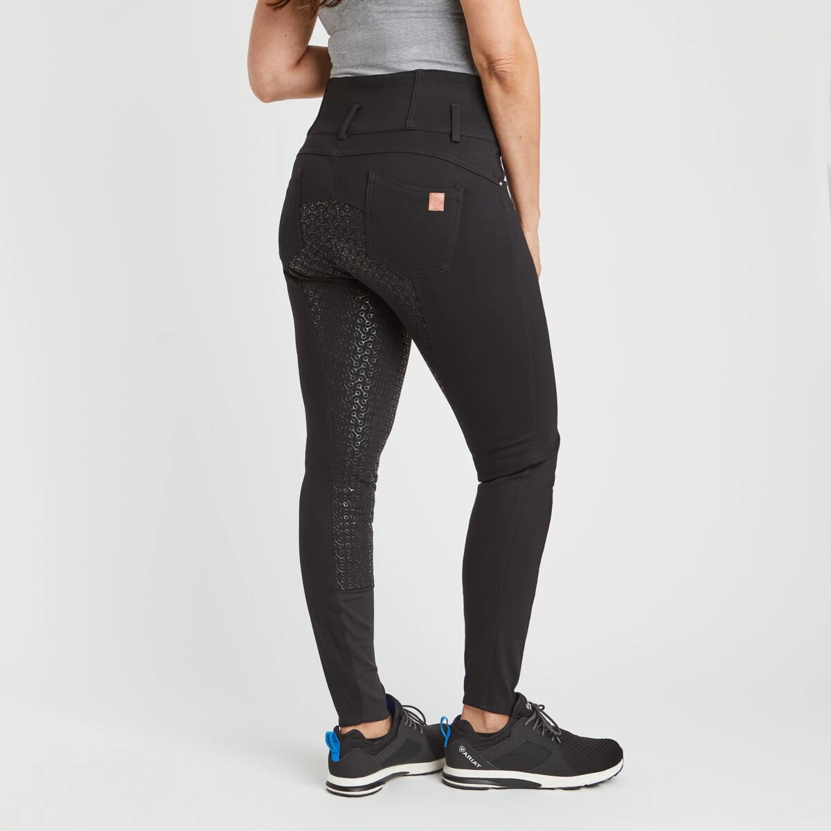 Horze Tara High Waist Silicone Full Seat Breeches 2 Horze Tara High Waist Silicone Full Seat Breeches - Image 2