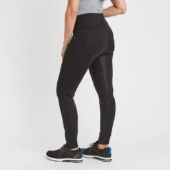 Horze Tara High Waist Silicone Full Seat Breeches 11 Horze Tara High Waist Silicone Full Seat Breeches -Lemieux Store 33186 black 12529