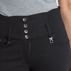 Horze Tara High Waist Silicone Full Seat Breeches 13 Horze Tara High Waist Silicone Full Seat Breeches -Lemieux Store 33186 black 12536