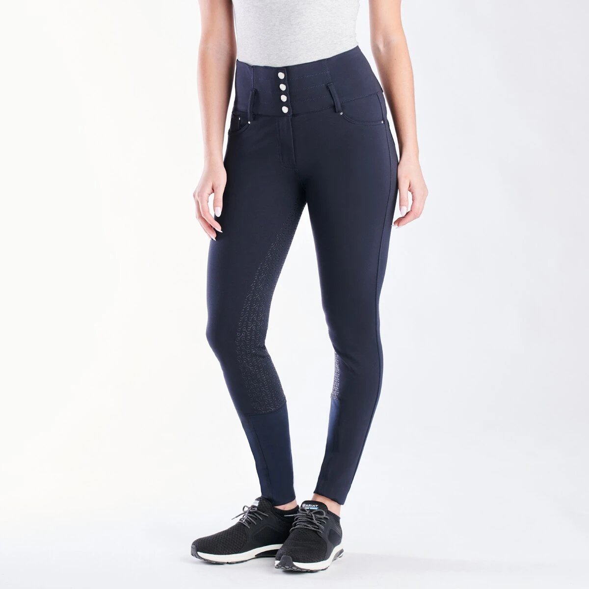 Horze Tara High Waist Silicone Full Seat Breeches 7 Horze Tara High Waist Silicone Full Seat Breeches - Image 7
