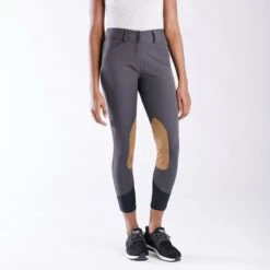 RJ Classics Anna Mid-rise Knee Patch Breech -Lemieux Store 33197 graphite bom 2347