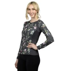 Kastel Signature Crew Neck Long Sleeve Sun Shirt - Clearance! -Lemieux Store 33200 asphaltartichokebotanical 2