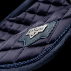 LeMieux Loire Classic Close Contact Square Saddle Pad -Lemieux Store 33261 navy dt 1