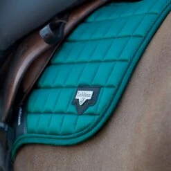 LeMieux Loire Classic Close Contact Square Saddle Pad -Lemieux Store 33261 peacock lifestyle 2