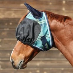 Kensington Uviator Fly Mask With Ears Made Exclusively For SmartPak -Lemieux Store 33313 oceanbreeze