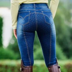 PS Of Sweden Maggie Denim Full Seat Breeches 6 PS Of Sweden Maggie Denim Full Seat Breeches -Lemieux Store 33356 denim lifestyle 4