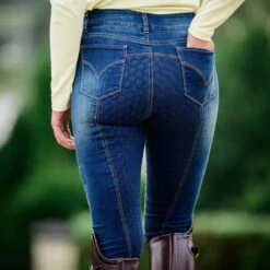 PS Of Sweden Maggie Denim Full Seat Breeches 7 PS Of Sweden Maggie Denim Full Seat Breeches -Lemieux Store 33356 denim lifestyle 5