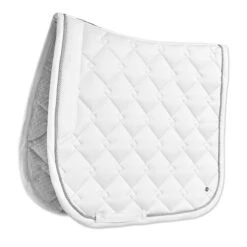 SmartPak Luxe Collection Dressage Saddle Pad -Lemieux Store 33397 white 2