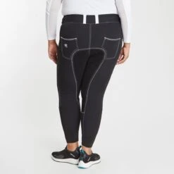 Piper Evolution Mid-rise Breeches By SmartPak - Full Seat -Lemieux Store 33428 blackwhite 1730