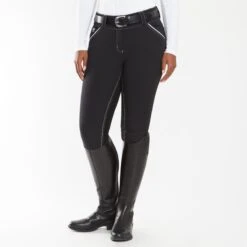 Piper Evolution Mid-rise Breeches By SmartPak - Full Seat -Lemieux Store 33428 blackwhite 18823