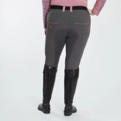 Piper Evolution Mid-rise Breeches By SmartPak - Full Seat -Lemieux Store 33428 charcoallightrosewood 2104