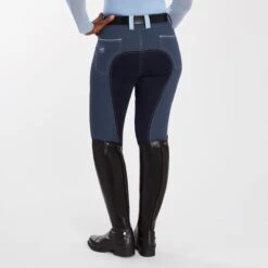 Piper Evolution Mid-rise Breeches By SmartPak - Full Seat -Lemieux Store 33428 darkridgebluelight 3666