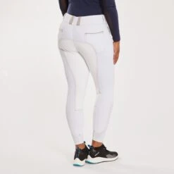 Piper Evolution Mid-rise Breeches By SmartPak - Full Seat -Lemieux Store 33428 whitelightgrey 8432